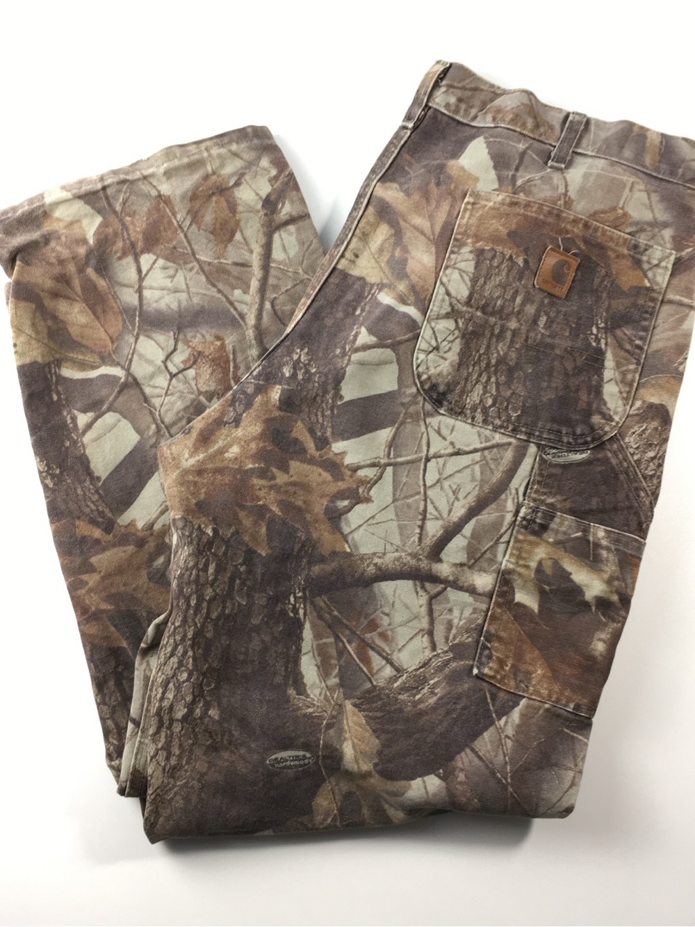 Carhartt Men’s Camo Work Jeans - Brown/Green Real Tree